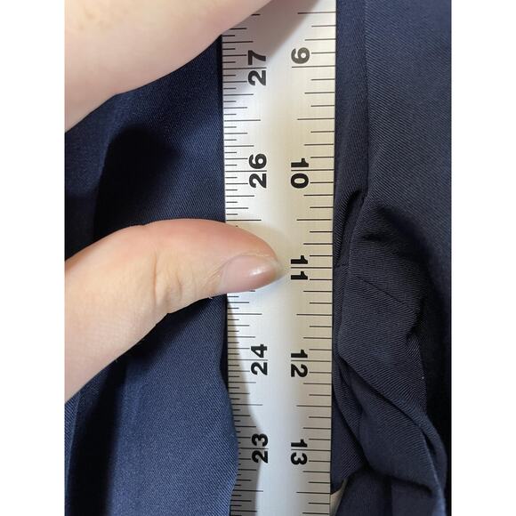 George Pants Mens 32x30 Blue Dress Slacks Flat Front Stretch Rayon Blend Office - Picture 5 of 12